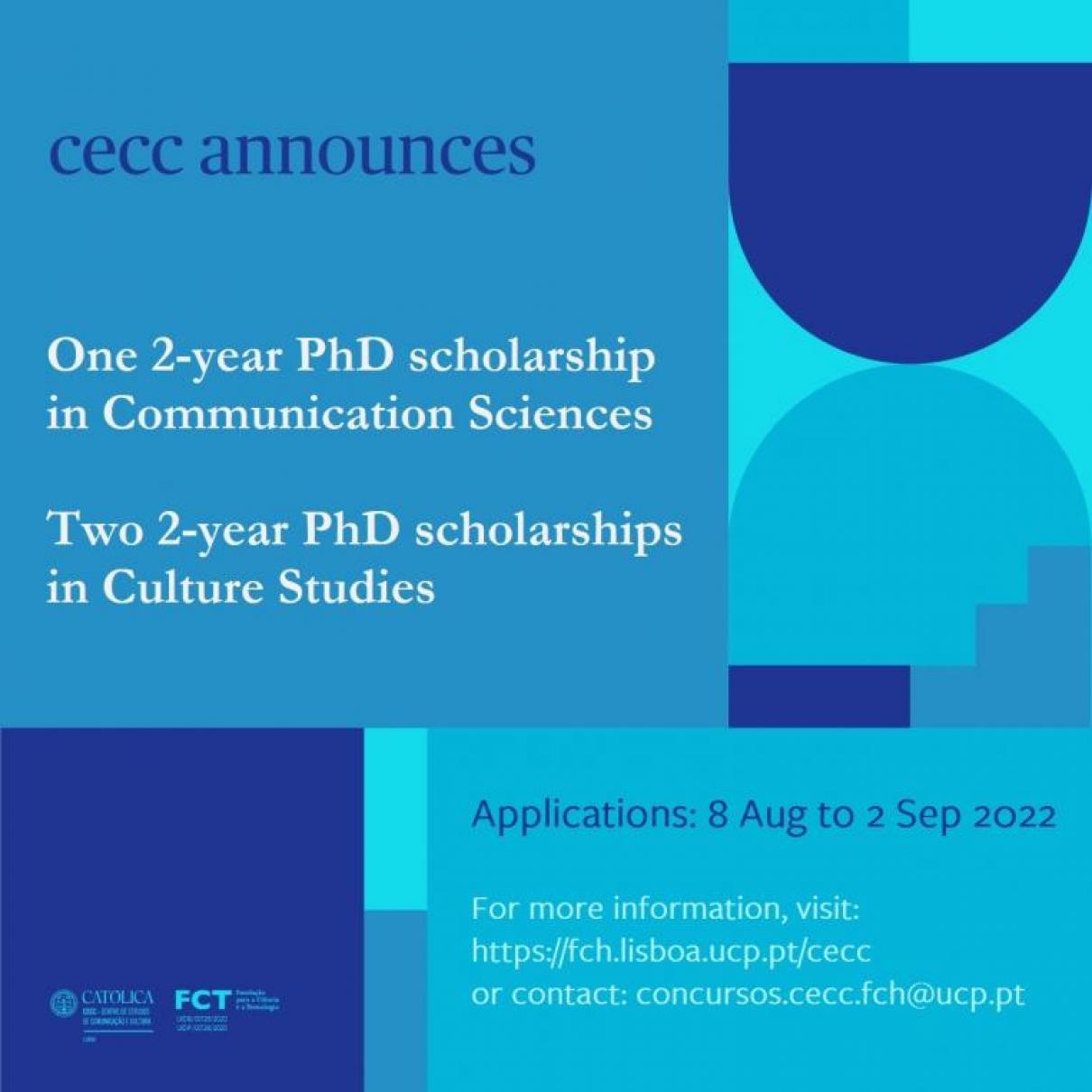 CECC abre concurso para 3 bolsas de investigação | UCP